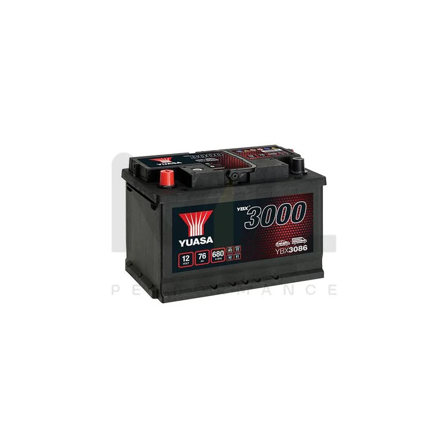 Yuasa YBX3086 12v 76Ah SMF Battery