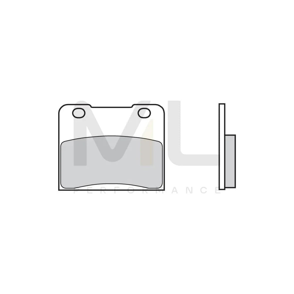 Brembo Carbon Ceramic, Road 07Su0707 Brake Pad Set Front And Rear